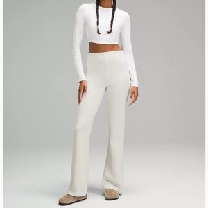 Lululemon ribbed zip flared pant